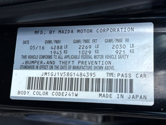 2016 Mazda Mazda6 i Touring
