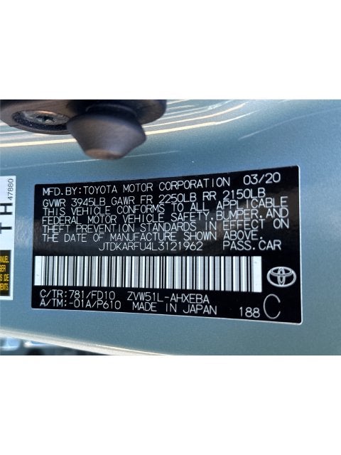 2020 Toyota Prius LE
