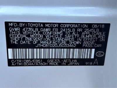 2018 Lexus IS 300