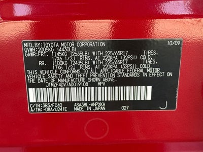 2010 Toyota RAV4 Base