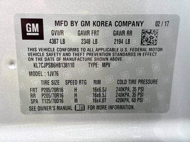 2017 Chevrolet Trax LT