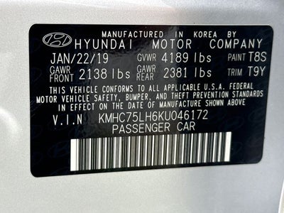 2019 Hyundai Ioniq Electric Base