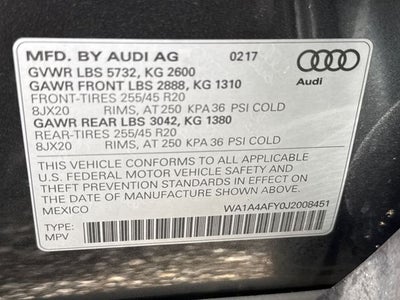 2018 Audi SQ5 3.0T Premium Plus quattro