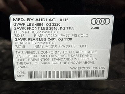 2015 Audi Q3 2.0T Premium Plus quattro