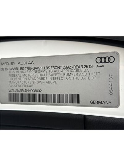 2017 Audi A4 2.0T Premium quattro