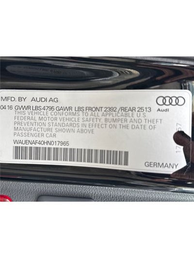 2017 Audi A4 2.0T Premium Plus quattro