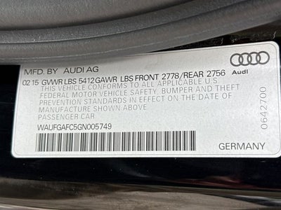 2016 Audi A6 3.0T Premium Plus quattro