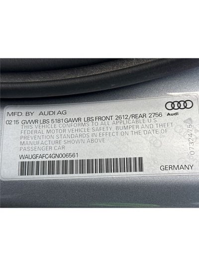 2016 Audi A6 2.0T Premium Plus quattro