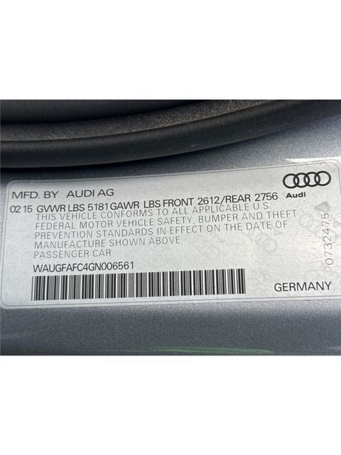 2016 Audi A6 2.0T Premium Plus quattro