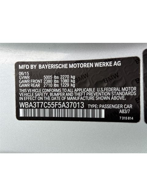 2015 BMW 4 Series 435i xDrive