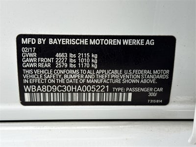 2017 BMW 3 Series 330i xDrive
