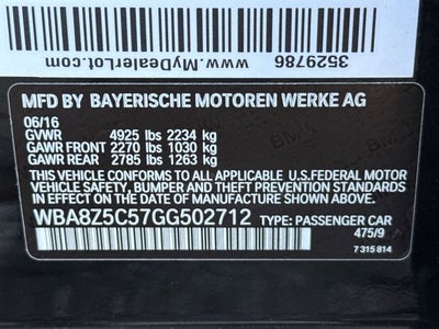 2016 BMW 3 Series 328i xDrive Gran Turismo