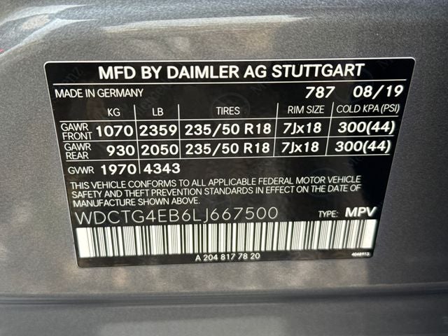 2020 Mercedes-Benz GLA GLA 250