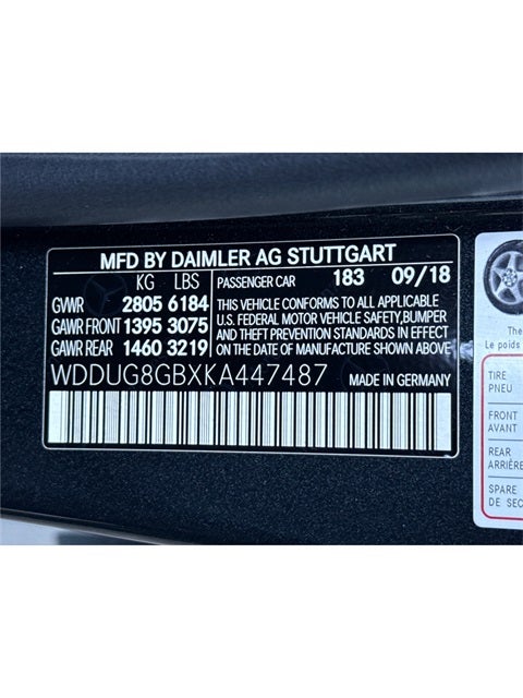 2019 Mercedes-Benz S-Class S 560 4MATIC®