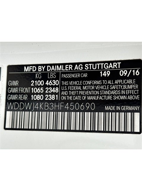 2017 Mercedes-Benz C-Class C 300 4MATIC®