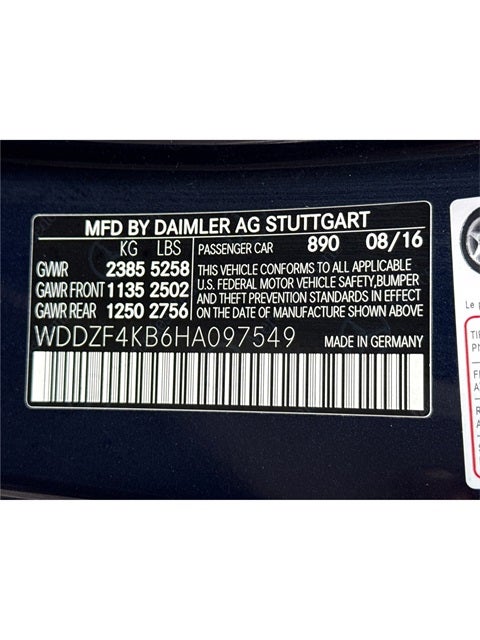 2017 Mercedes-Benz E-Class E 300 4MATIC®