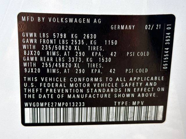 2021 Volkswagen ID.4 1st Edition